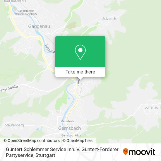 Карта Güntert Schlemmer Service Inh. V. Güntert-Förderer Partyservice