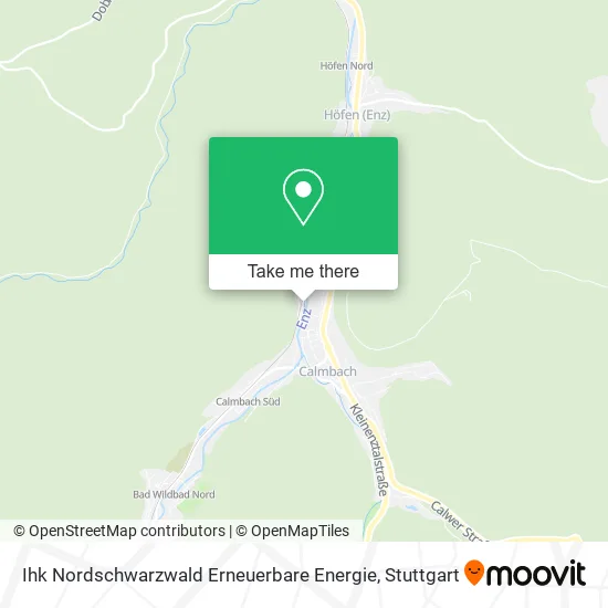 Карта Ihk Nordschwarzwald Erneuerbare Energie