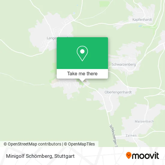 Карта Minigolf Schömberg