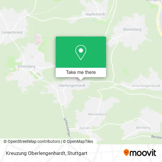 Карта Kreuzung Oberlengenhardt