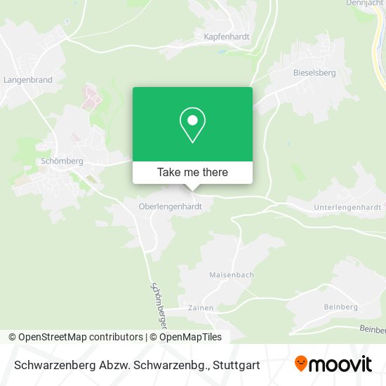 Карта Schwarzenberg Abzw. Schwarzenbg.