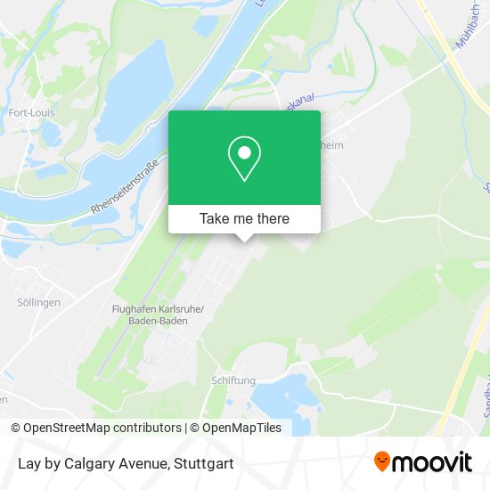 Карта Lay by Calgary Avenue