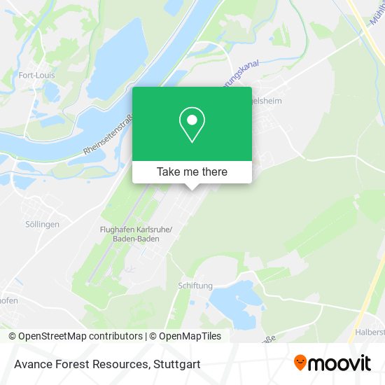 Avance Forest Resources map