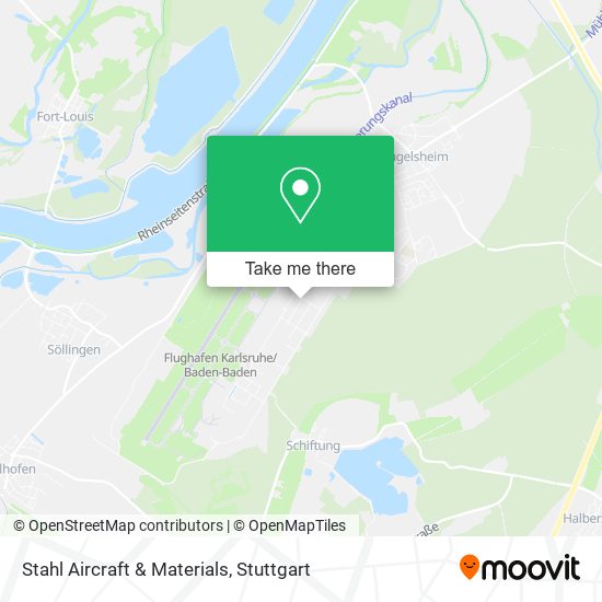 Stahl Aircraft & Materials map