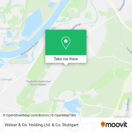Карта Welser & Co. Holding Ltd. & Co