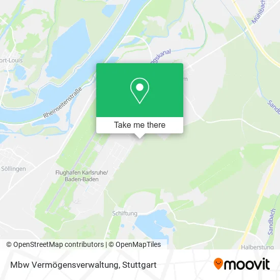 Карта Mbw Vermögensverwaltung