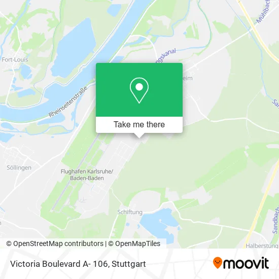 Карта Victoria Boulevard A- 106