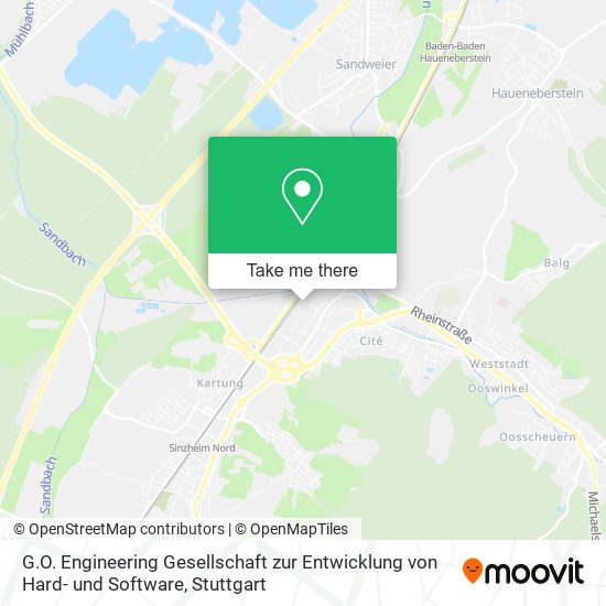 Карта G.O. Engineering Gesellschaft zur Entwicklung von Hard- und Software