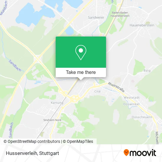 Карта Hussenverleih