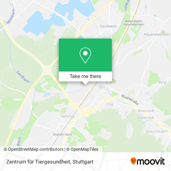 Карта Zentrum für Tiergesundheit