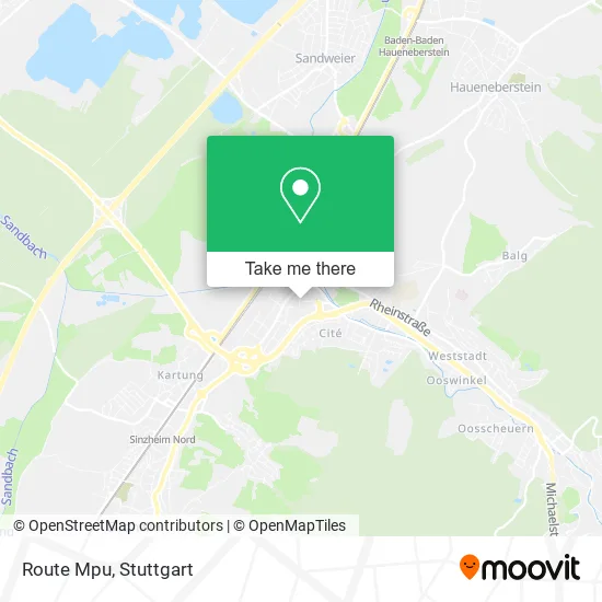 Карта Route Mpu