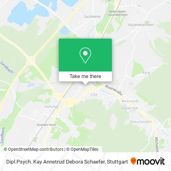 Dipl.Psych. Kay Annetrud Debora Schaefer map