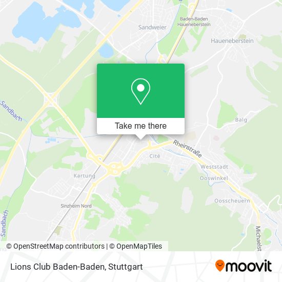 Lions Club Baden-Baden map