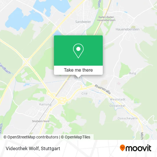 Videothek Wolf map