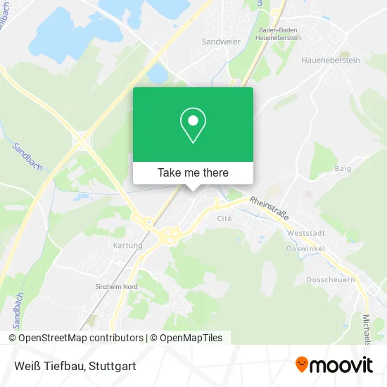 Карта Weiß Tiefbau