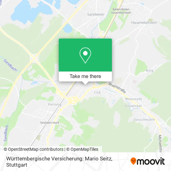 Карта Württembergische Versicherung: Mario Seitz