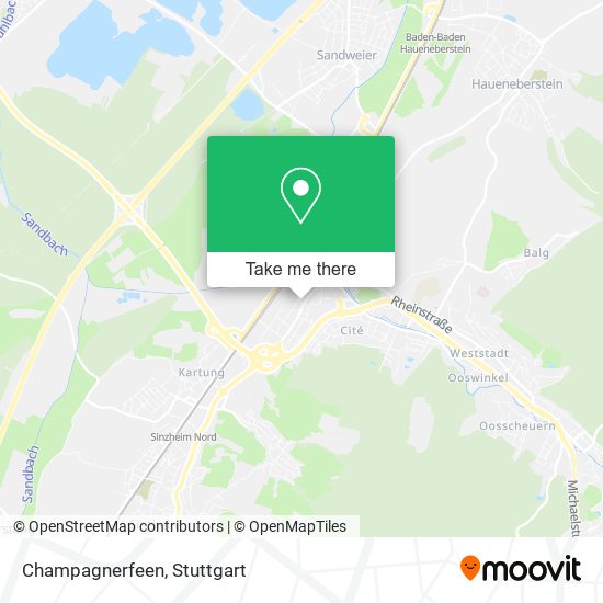 Champagnerfeen map