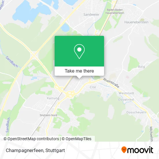 Карта Champagnerfeen