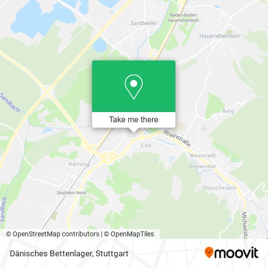 Dänisches Bettenlager map