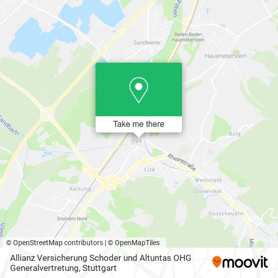 Карта Allianz Versicherung Schoder und Altuntas OHG Generalvertretung