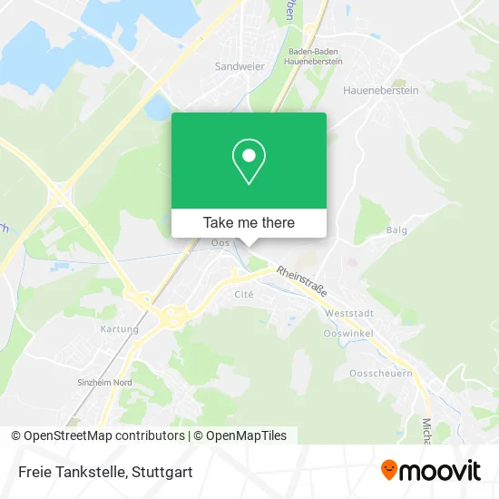 Карта Freie Tankstelle