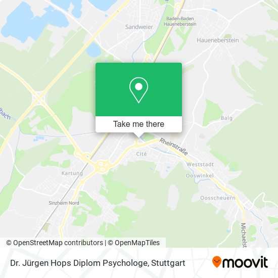 Dr. Jürgen Hops Diplom Psychologe map