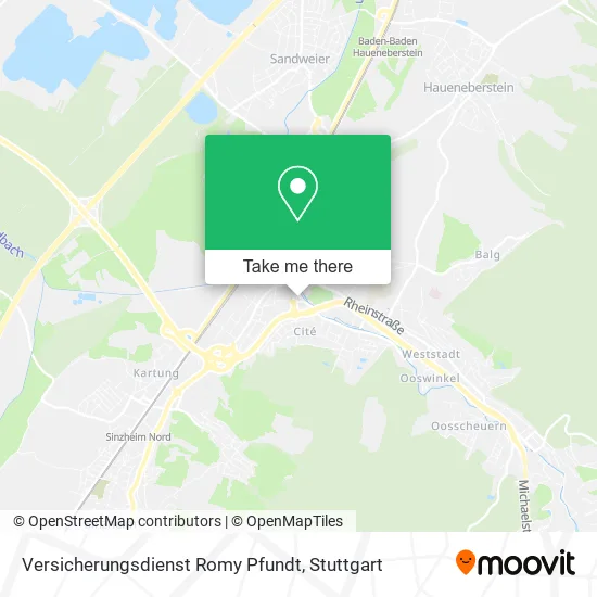 Карта Versicherungsdienst Romy Pfundt