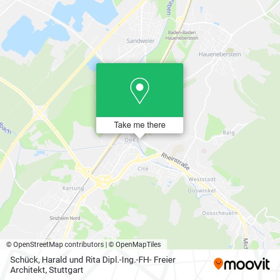 Schück, Harald und Rita Dipl.-Ing.-FH- Freier Architekt map