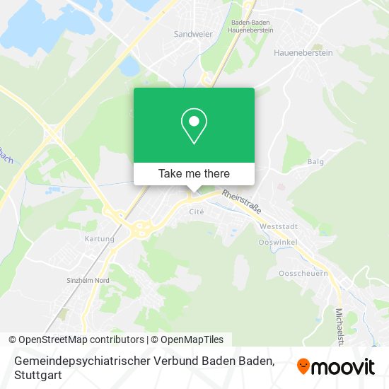 Gemeindepsychiatrischer Verbund Baden Baden map
