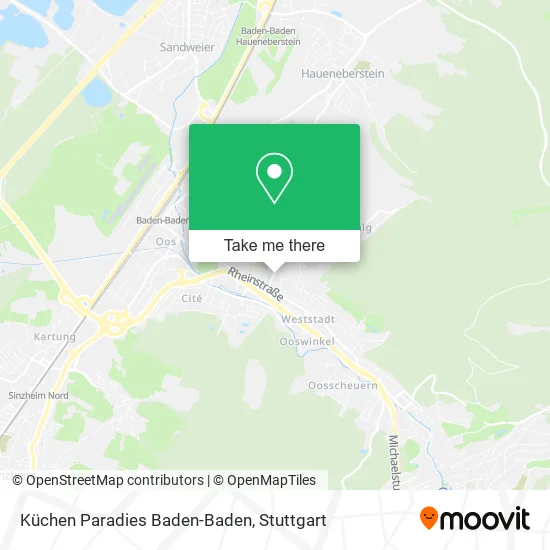 Карта Küchen Paradies Baden-Baden