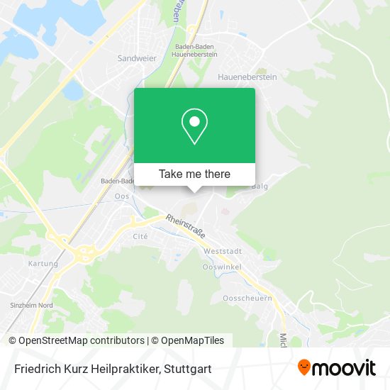 Friedrich Kurz Heilpraktiker map