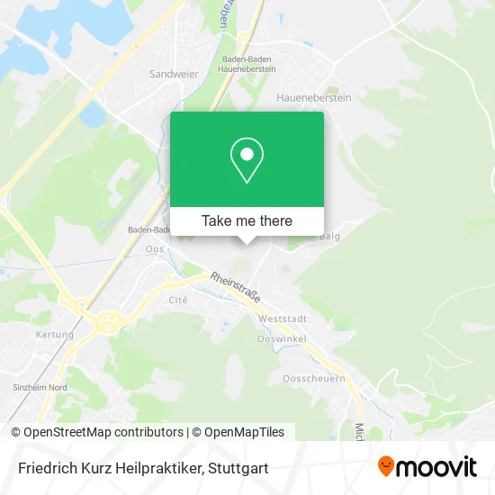 Карта Friedrich Kurz Heilpraktiker