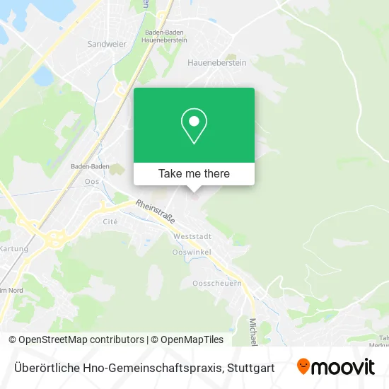 Карта Überörtliche Hno-Gemeinschaftspraxis