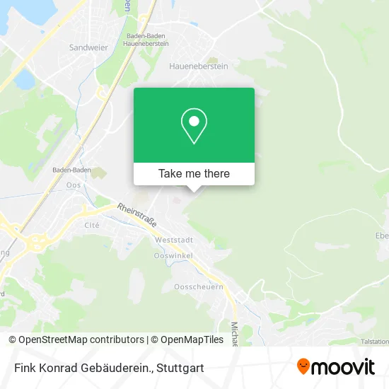 Карта Fink Konrad Gebäuderein.
