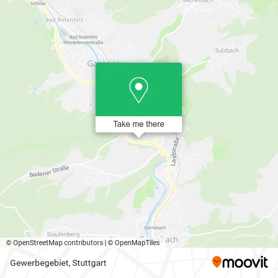 Карта Gewerbegebiet