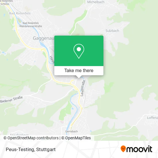 Peus-Testing map