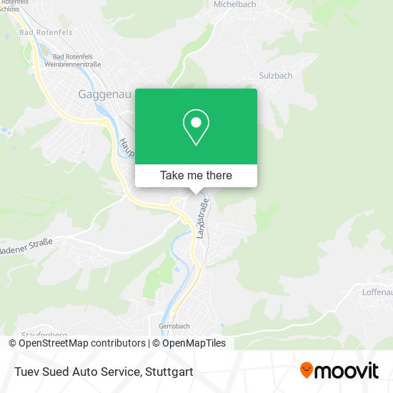 Tuev Sued Auto Service map