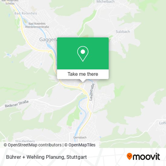 Bührer + Wehling Planung map