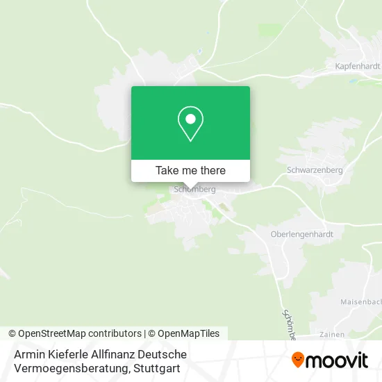 Карта Armin Kieferle Allfinanz Deutsche Vermoegensberatung