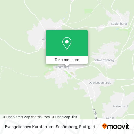 Evangelisches Kurpfarramt Schömberg map