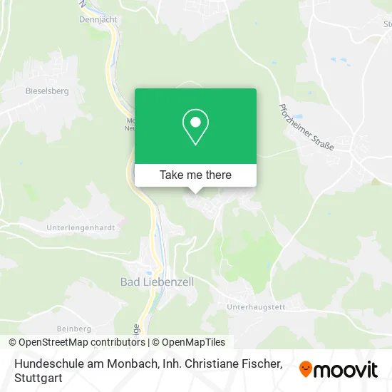 Карта Hundeschule am Monbach, Inh. Christiane Fischer