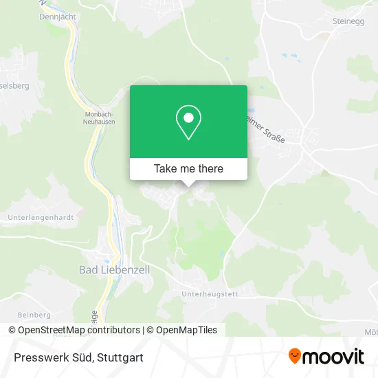 Карта Presswerk Süd
