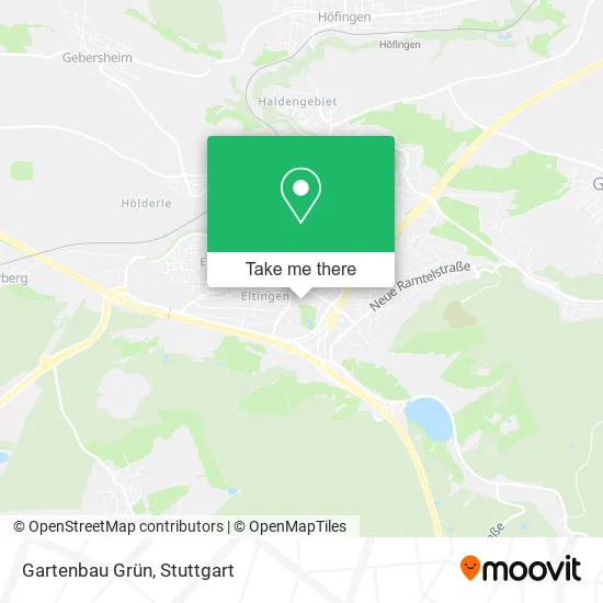 Карта Gartenbau Grün