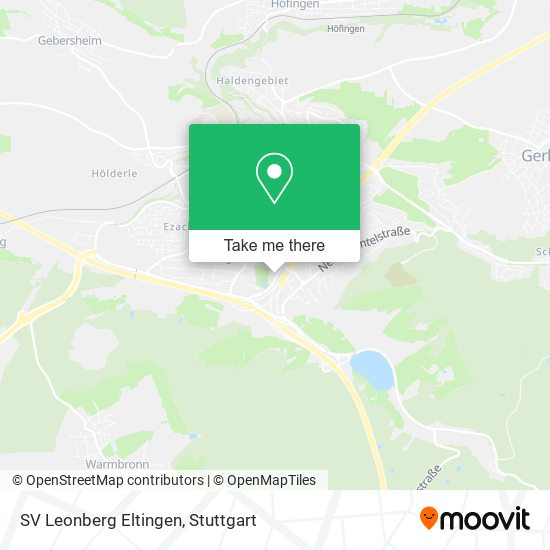 SV Leonberg Eltingen map