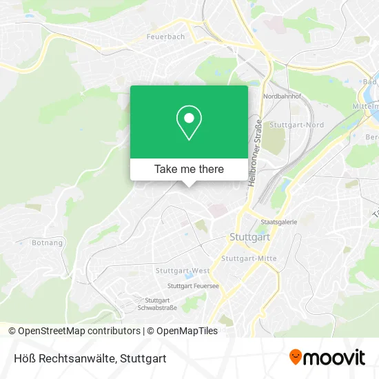 Карта Höß Rechtsanwälte
