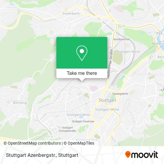 Stuttgart Azenbergstr. map