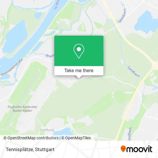 Карта Tennisplätze