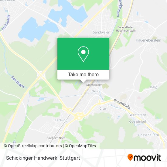 Карта Schickinger Handwerk