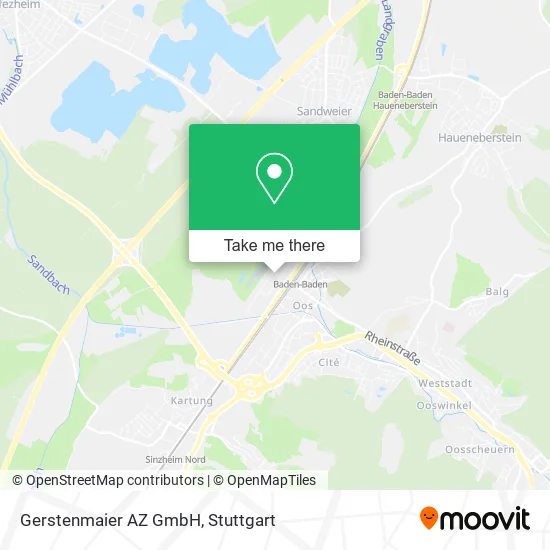 Карта Gerstenmaier AZ GmbH
