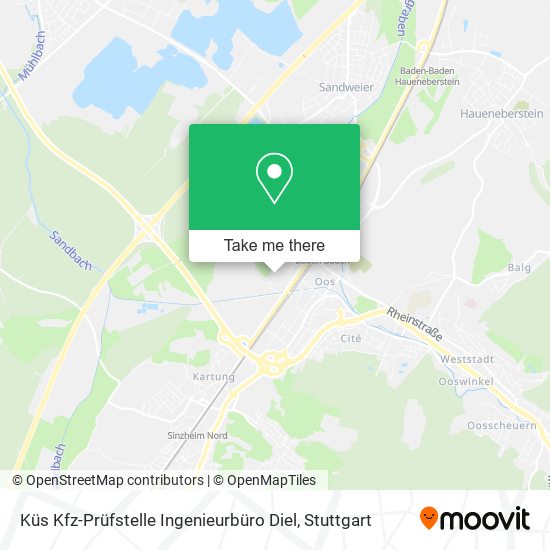 Küs Kfz-Prüfstelle Ingenieurbüro Diel map